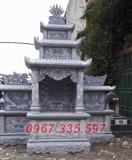 Lăng thờ đá - Mẫu lăng thờ gia tộc bằng đá đẹp bán Quảng Ngãi