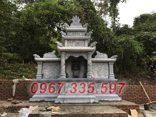 Lăng thờ đá - Mẫu lăng thờ gia tộc bằng đá đẹp bán Quảng Ngãi