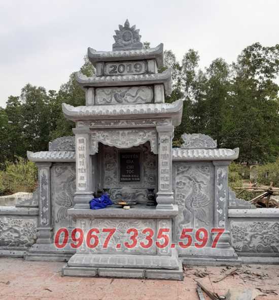 Lăng thờ đá - Mẫu lăng thờ gia tộc bằng đá đẹp bán Quảng Ngãi