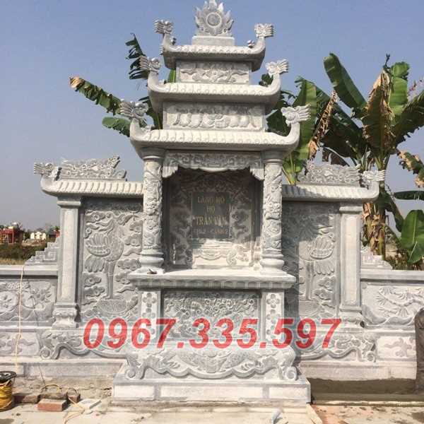 Lăng thờ đá - Mẫu lăng thờ gia đình bằng đá xanh đẹp bán Khánh Hòa