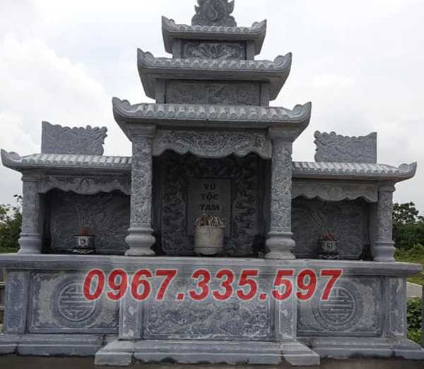Lăng thờ đá - Mẫu lăng thờ gia đình bằng đá xanh đẹp bán Khánh Hòa