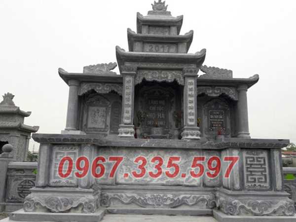 Lăng thờ đá - Mẫu lăng thờ dòng họ bằng đá xanh đẹp bán Đắk Nông