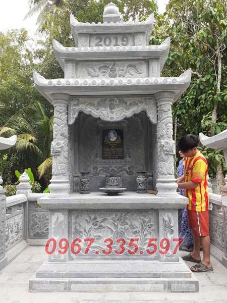 Lăng thờ đá - Mãu lăng thờ ông bà bằng đá xanh rêu đẹp bán Đồng Tháp