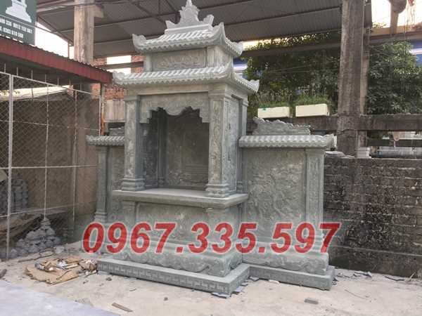 Lăng thờ đá - Mãu lăng thờ ông bà bằng đá xanh rêu đẹp bán Đồng Tháp