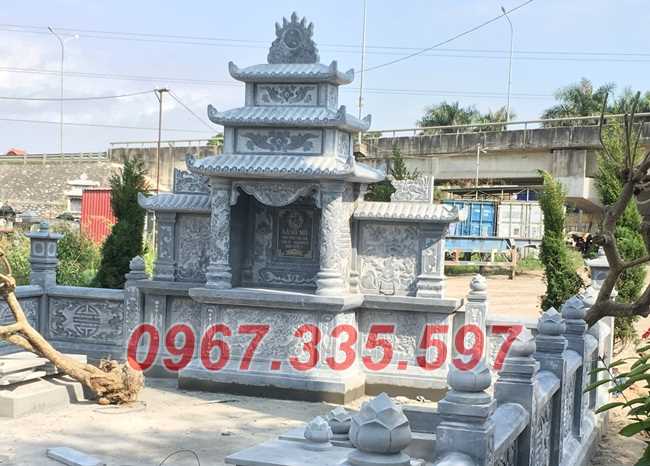 Lăng thờ đá - Mãu lăng thờ ông bà bằng đá xanh rêu đẹp bán Đồng Tháp