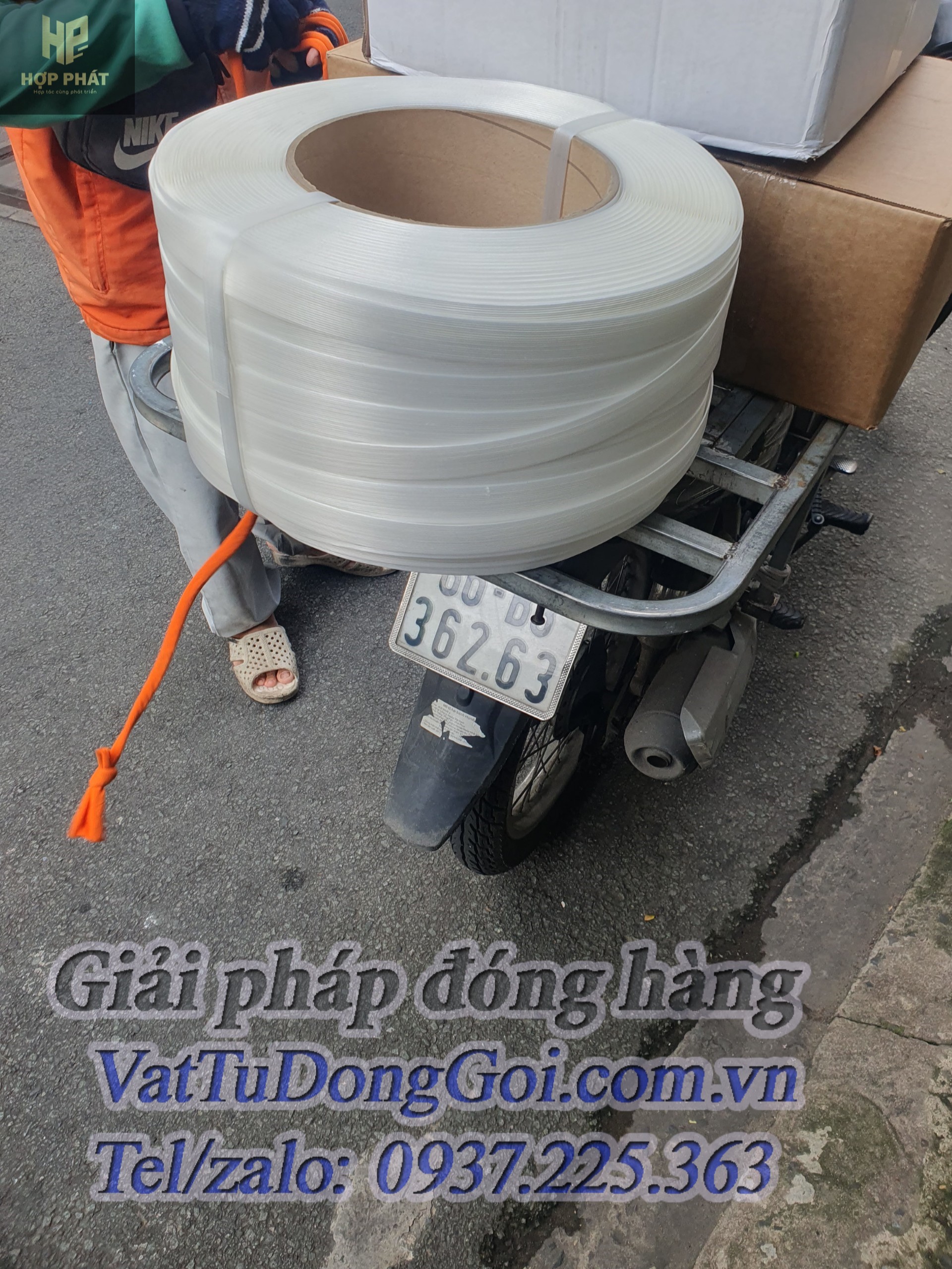 Dây đai composite 32 cuộn 230 mét- Hàng nhập khẩu bởi Hợp Phát