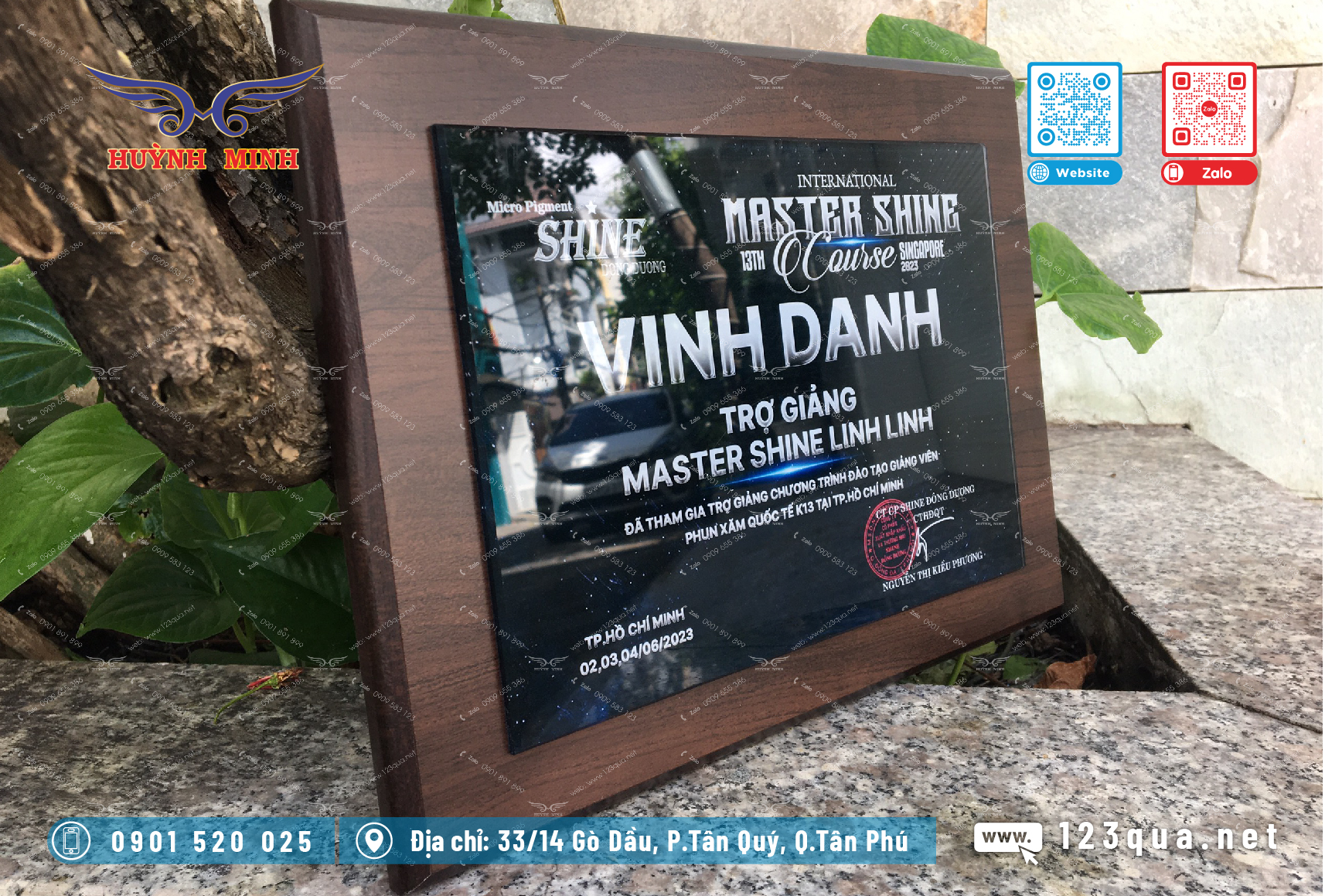Xưởng sản xuất bảng vinh danh gỗ đồng uy tín