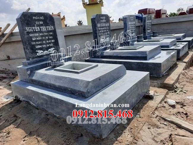 Mẫu mộ đá đơn giản đẹp bán tại Quảng Ninh 14QN - Mộ đá Quảng Ninh