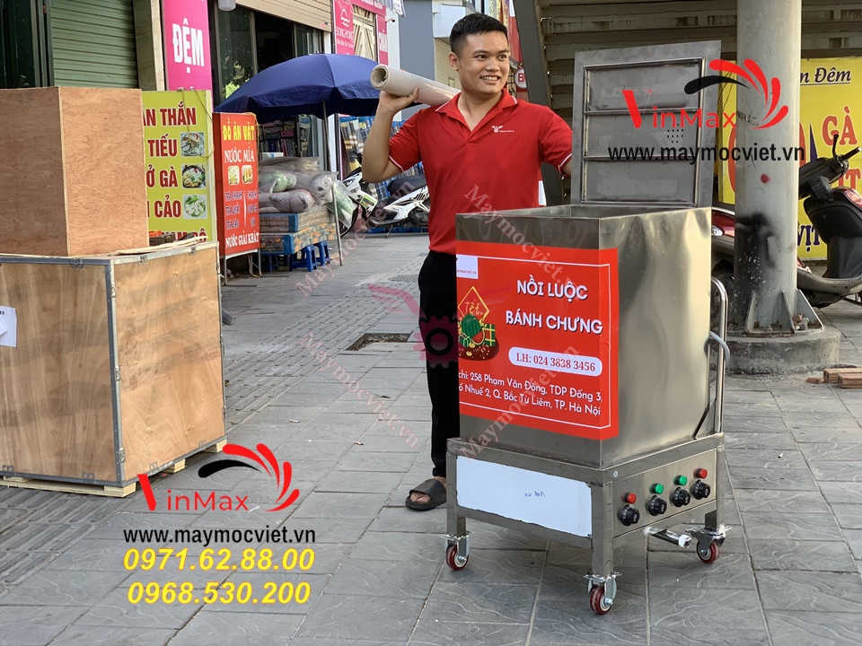 Nồi bánh chưng dùng điện 1 pha giá rẻ bảo hành 12 tháng