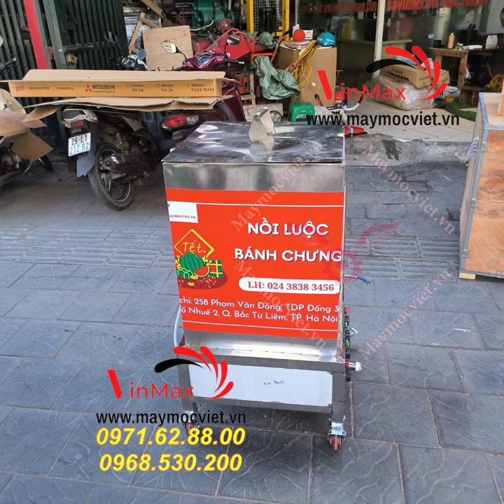 Nồi bánh chưng dùng điện 1 pha giá rẻ bảo hành 12 tháng