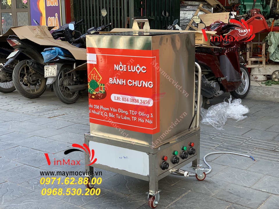 Nồi bánh chưng dùng điện 1 pha giá rẻ bảo hành 12 tháng