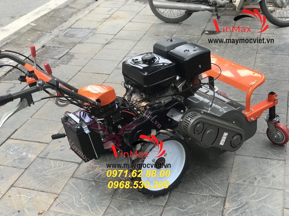 Máy cắt cỏ trục băm Kawasaki VMTB100D đề điện hàm cắt 60cm