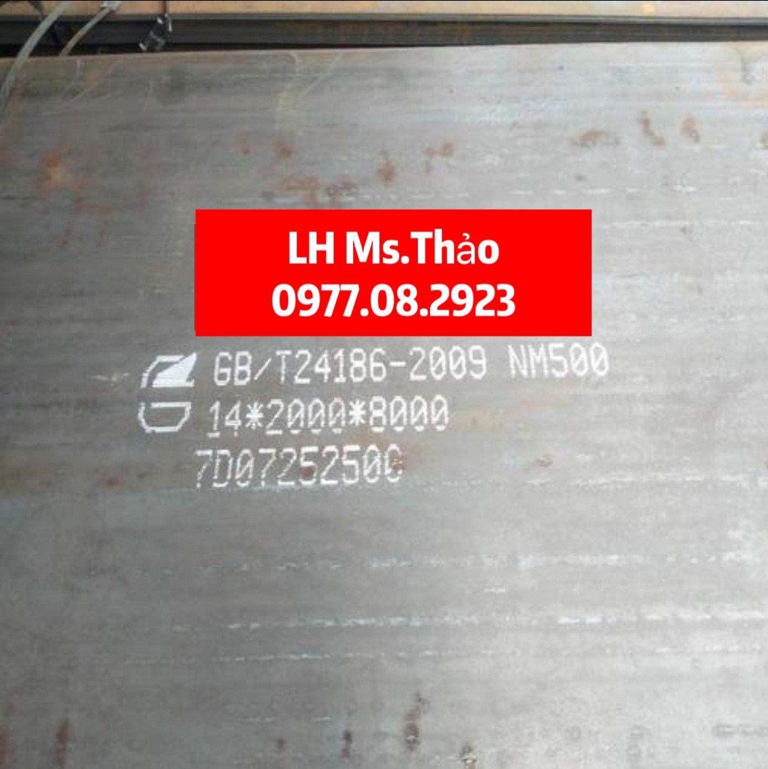 Cung cấp các loại thép tấm chịu mài mòn NM360, NM450, NM500,.....