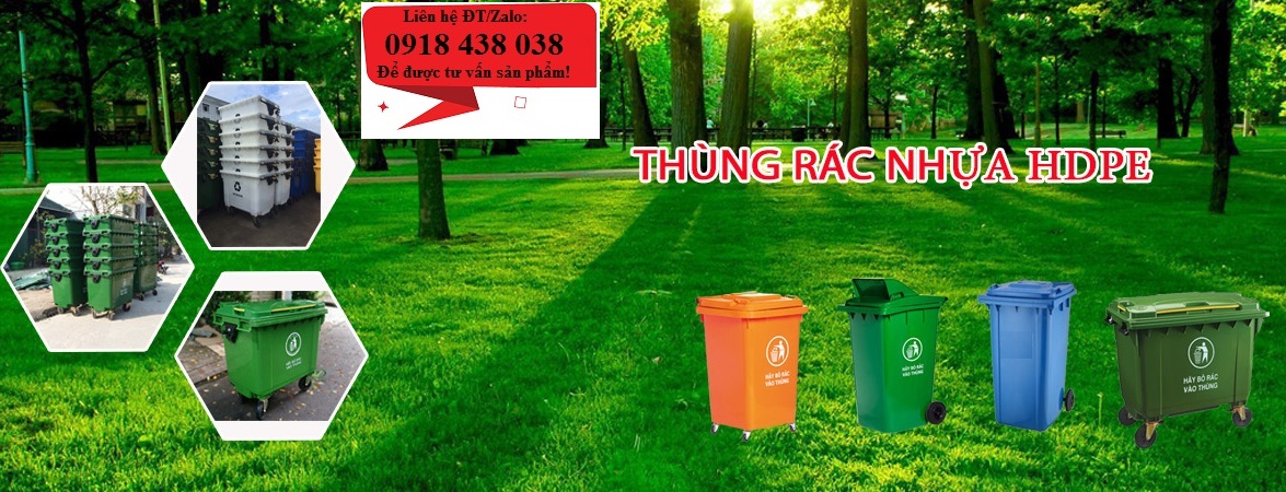 Thùng rác nhựa, thùng rác công cộng nhập khẩu giá rẻ
