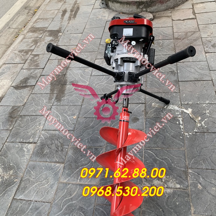 Máy khoan đất trồng cây Kawasaki 7Hp giá rẻ
