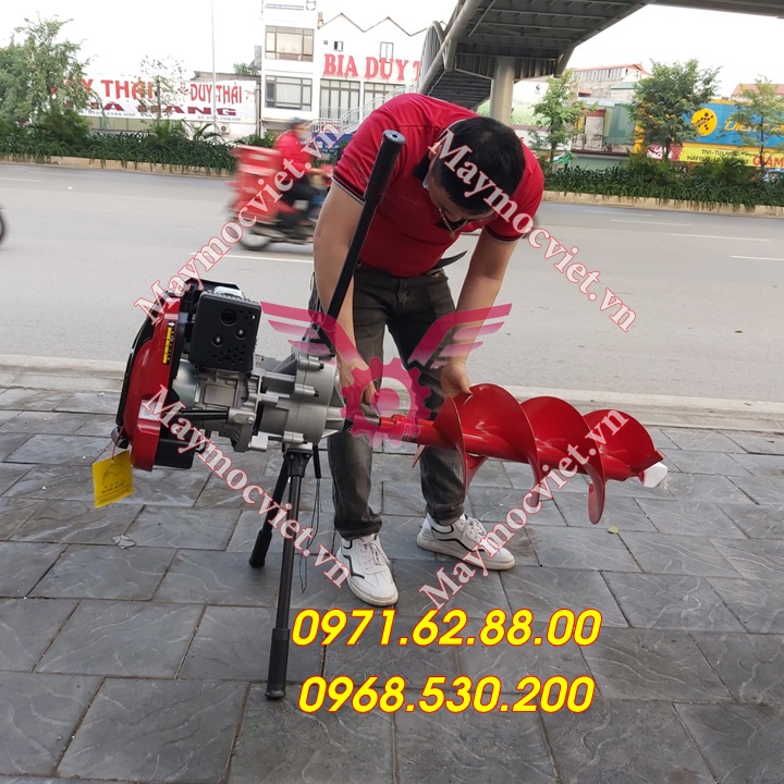 Máy khoan đất trồng cây Kawasaki 7Hp giá rẻ