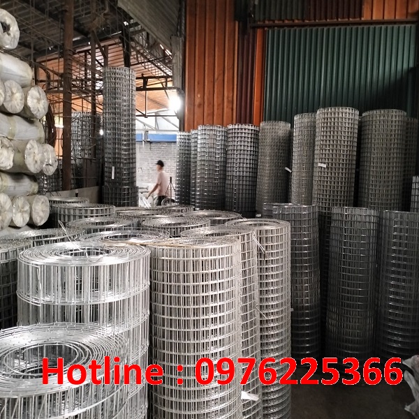 Lưới thép mạ kẽm ô vuông 10x10,15x15,25x25,30x30,35x35,50x50mm