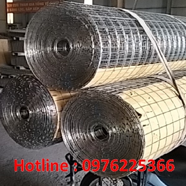 Lưới thép mạ kẽm ô vuông 10x10,15x15,25x25,30x30,35x35,50x50mm