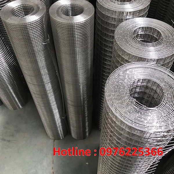 Lưới thép mạ kẽm ô vuông 10x10,15x15,25x25,30x30,35x35,50x50mm