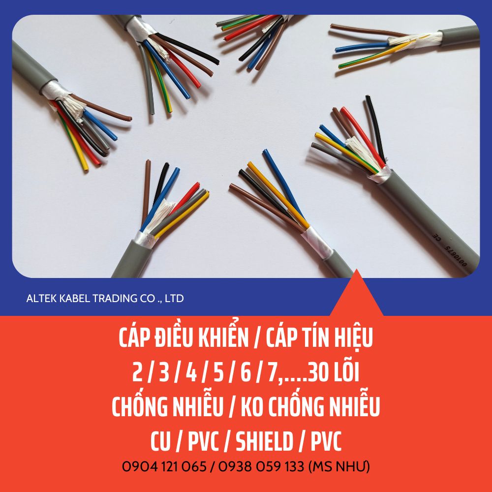 Cáp điều khiển tín hiệu chống nhiễu ALTEK KABEL