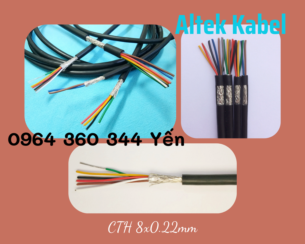 Dây tín hiệu 2 lớp chống nhiễu mạ bạc Altek Kabel