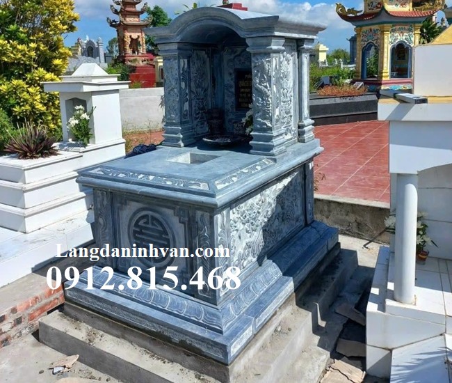 Mẫu mộ đá một mái đẹp bán tại Sài Gòn 50SG - Mộ đá Tp Hồ Chí Minh