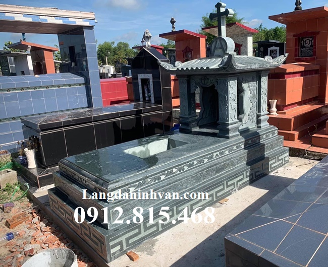 Mẫu mộ đá một mái đẹp bán tại Sài Gòn 50SG - Mộ đá Tp Hồ Chí Minh