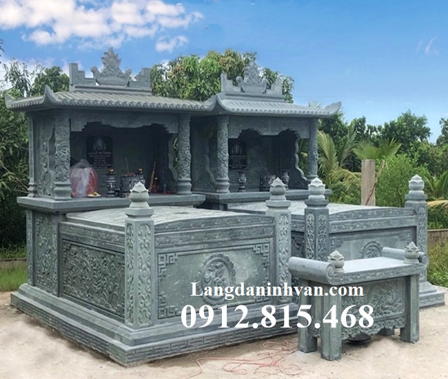 Mẫu mộ đá một mái đẹp bán tại Sài Gòn 50SG - Mộ đá Tp Hồ Chí Minh
