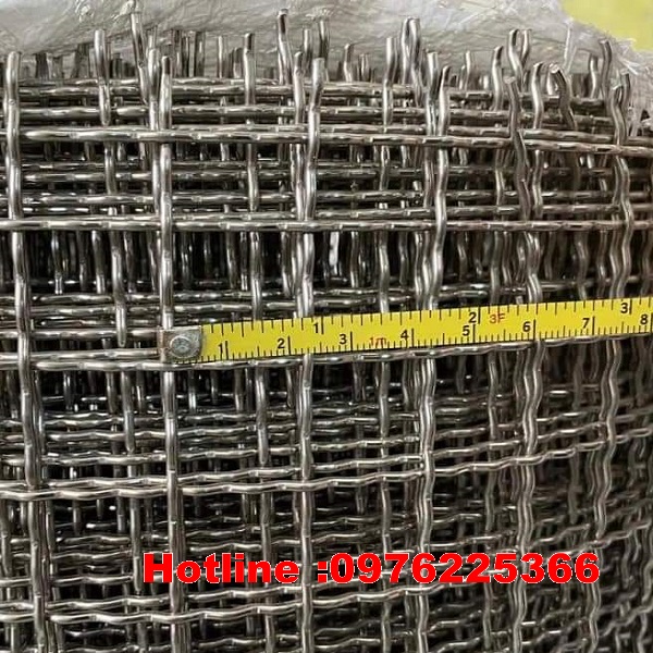 Báo giá lưới đan inox ô 20x20, Lưới đan inox ô 2 phân
