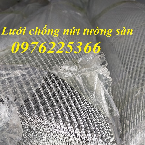Lưới mắt cáo trát tường 6x12,10x20 - Lưới trát tường chống nứt