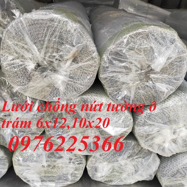 Lưới mắt cáo trát tường 6x12,10x20 - Lưới trát tường chống nứt