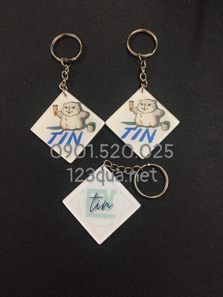 Xưởng sản xuất móc khóa in logo, móc khóa cao su, móc khóa mica