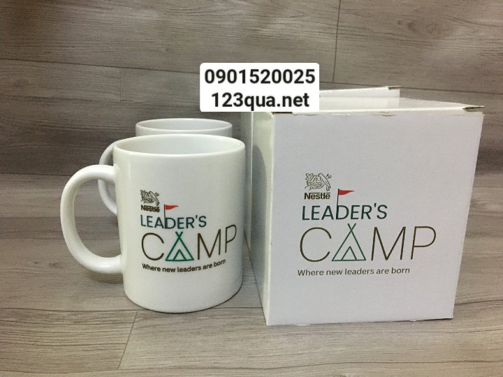 Xưởng sản xuất ly sứ in logo theo yêu cầu