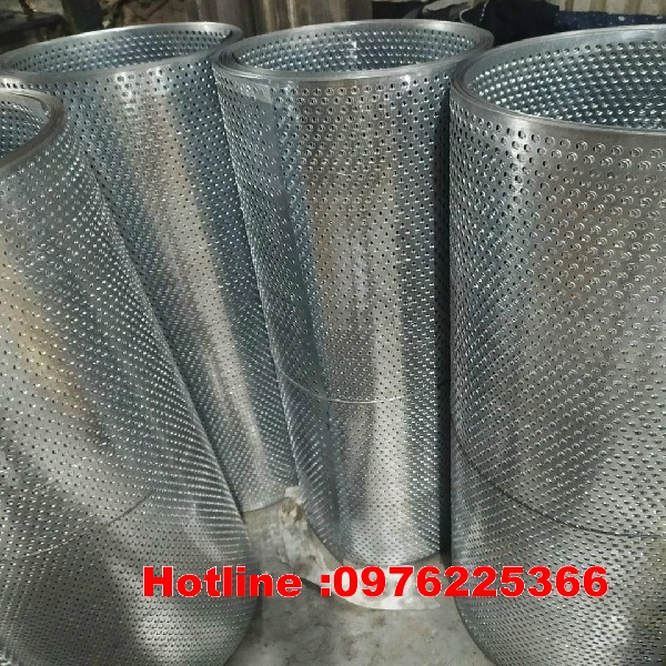 Tôn mạ kẽm đột lỗ tròn dày 0,4ly /Tôn đột lỗ dày 0,4ly