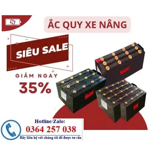 Mua ắc quy (Bình điện) xe nâng ở đâu giá tốt nhất
