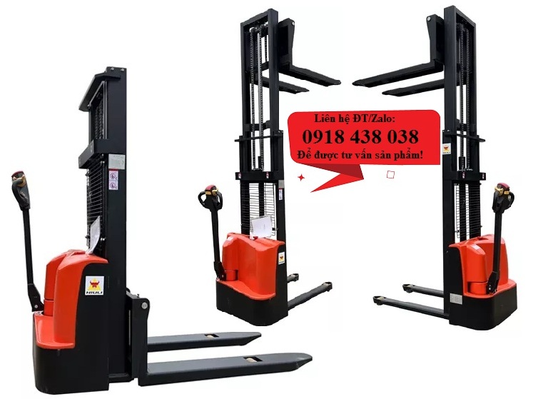 Xe nâng điện cao đi bộ lái CTQB15/30 hãng Niuli giá rẻ, LH 0918438038