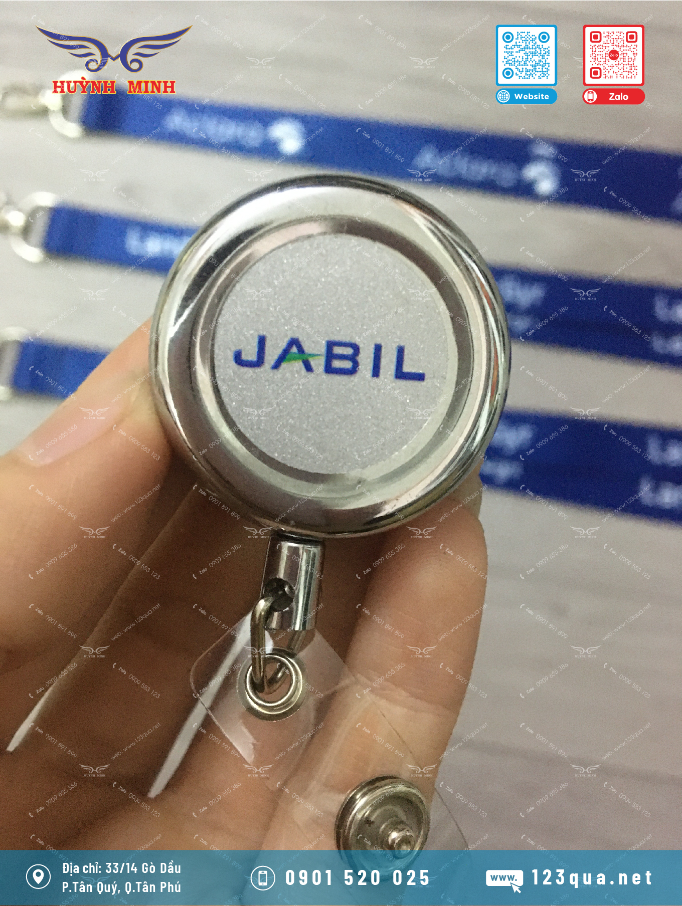 XƯỞNG IN DÂY ĐEO THẺ, BỘ ĐEO THẺ IN LOGO