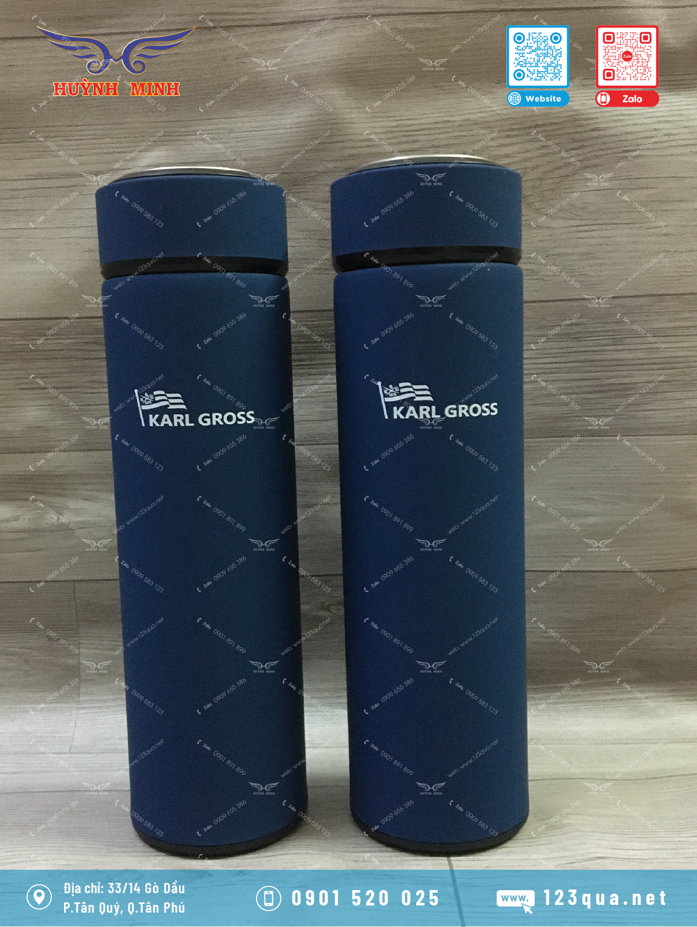Xưởng làm bình giữ nhiệt in logo theo yêu cầu