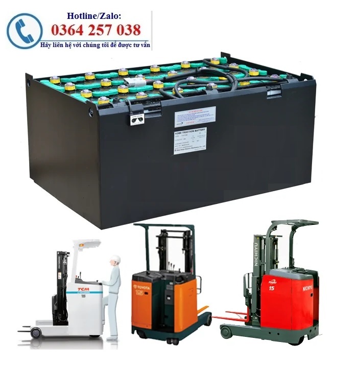 Ắc quy (Bình điện) xe nâng nhập khẩu giá rẻ bảo hành 18 tháng