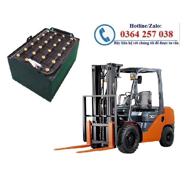 Ắc quy (Bình điện) xe nâng nhập khẩu giá rẻ bảo hành 18 tháng