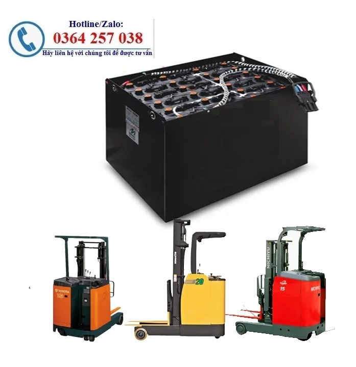 Ắc quy (Bình điện) xe nâng nhập khẩu giá rẻ bảo hành 18 tháng