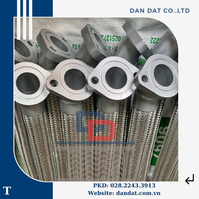 Khớp nối mềm inox giảm chấn, khớp nối mềm kim loại, khớp nối mềm inox