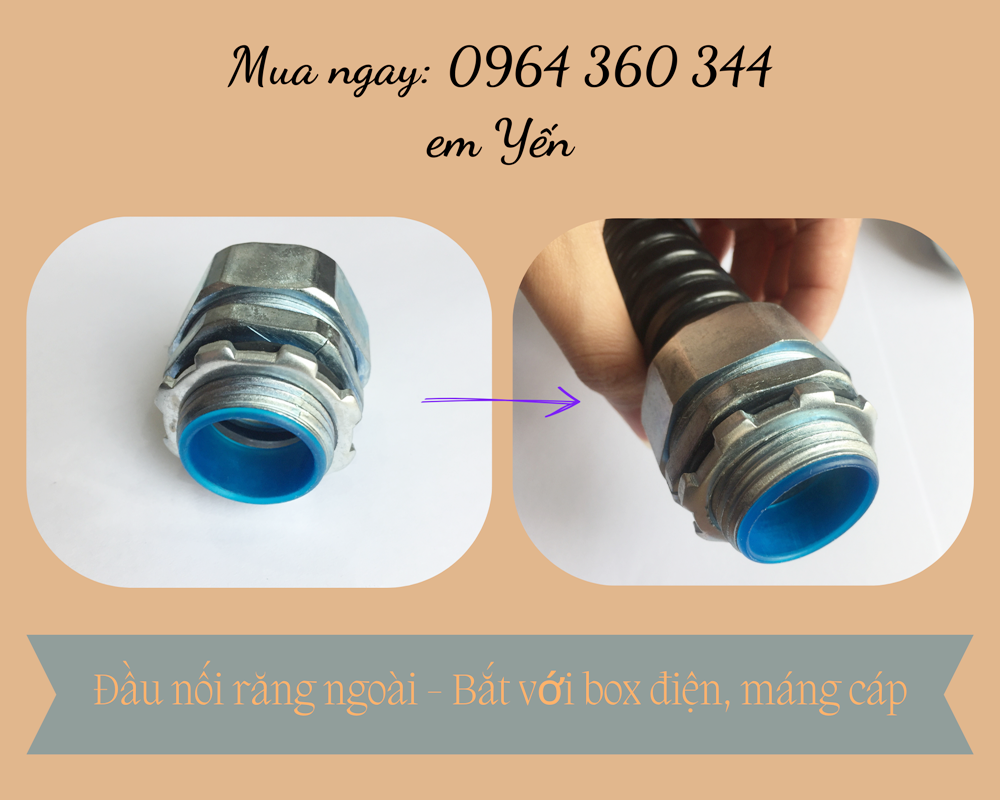 5 loại phụ kiện đầu nối với ống ruột gà không thể thiếu?