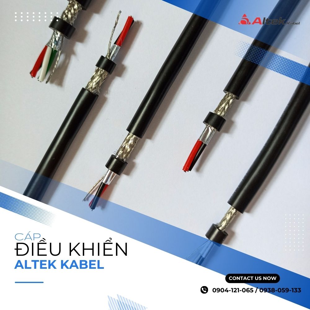 Cáp điều khiển RS485 chống nhiễu 1pair/2pair/3pair/4pair