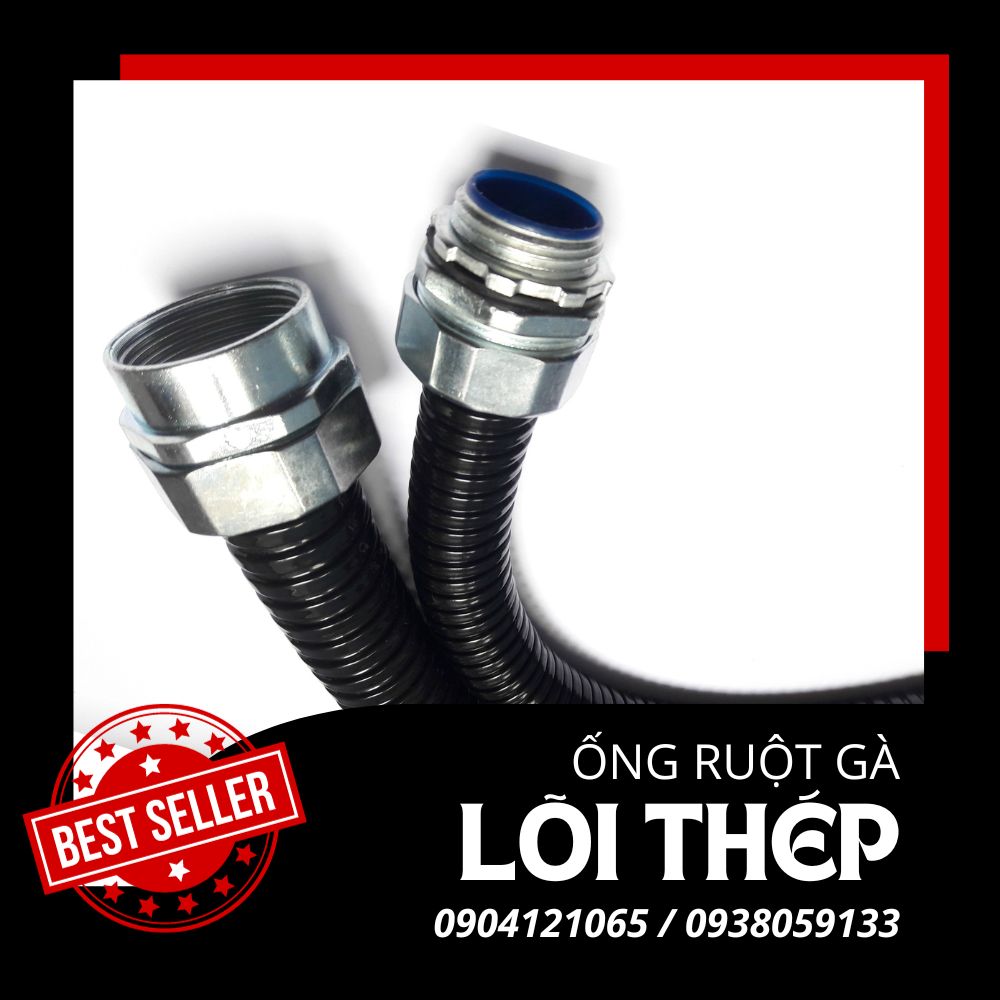 Ống ruột gà lõi thép bọc nhựa PVC, Chất liệu thép mạ kẽm