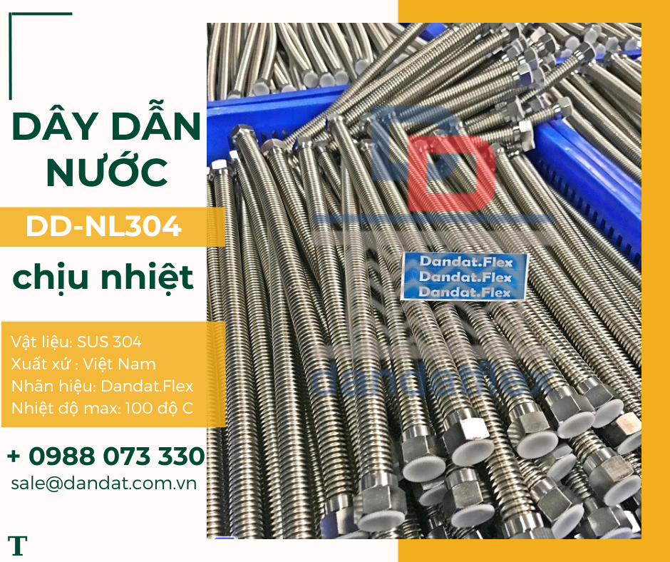 Dây dẫn nước, dây dẫn nước inox 304, ống mềm cấp nước bình nóng lạnh