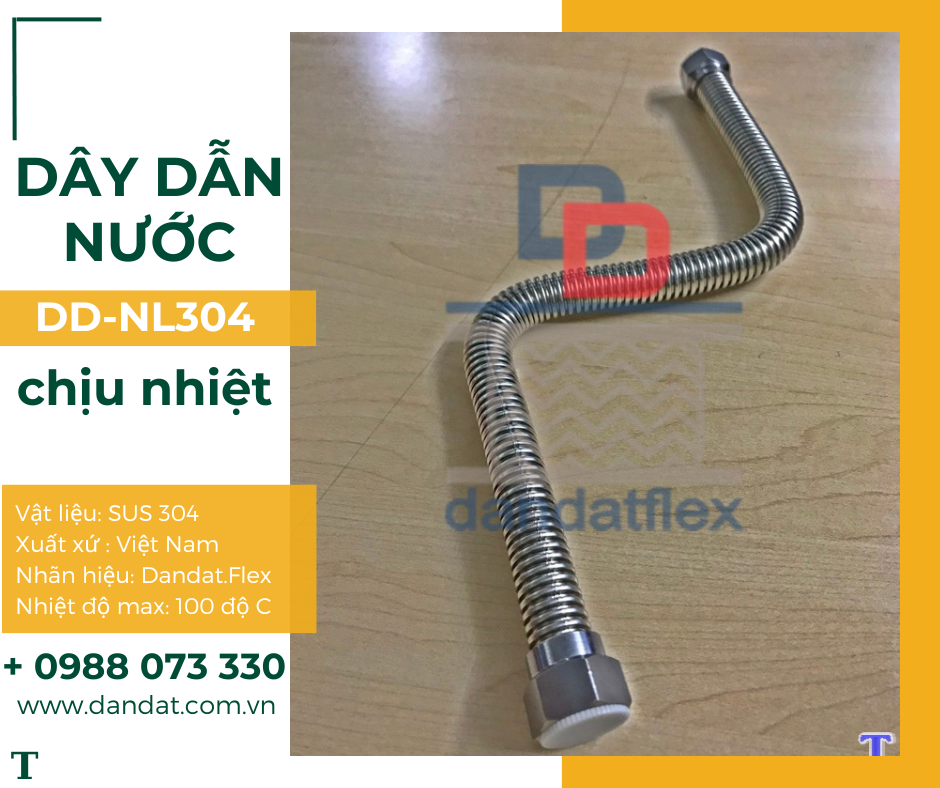 Dây dẫn nước, dây dẫn nước inox 304, ống mềm cấp nước bình nóng lạnh