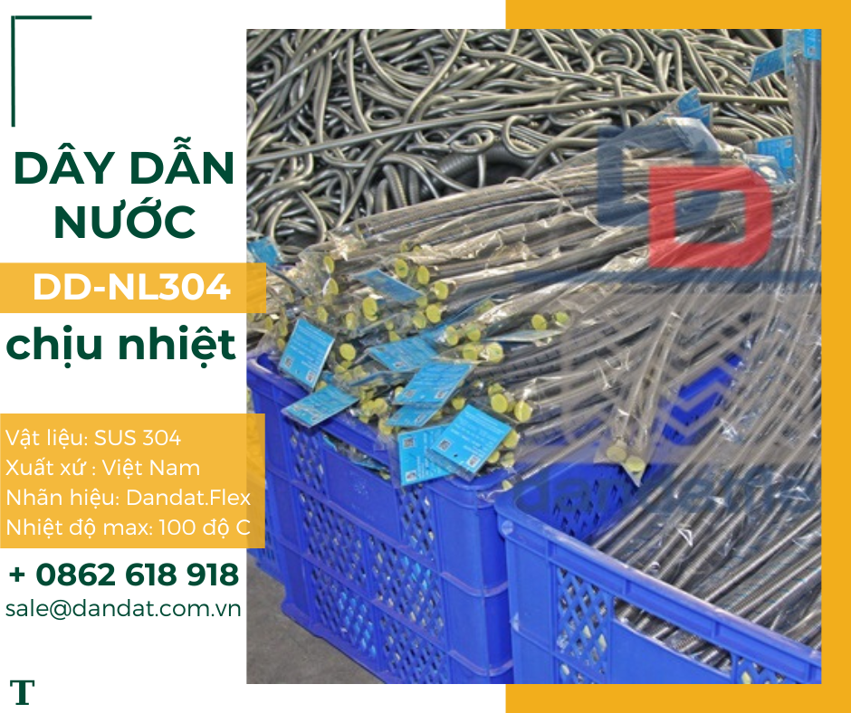 Dây dẫn nước, dây dẫn nước inox 304, ống mềm cấp nước bình nóng lạnh