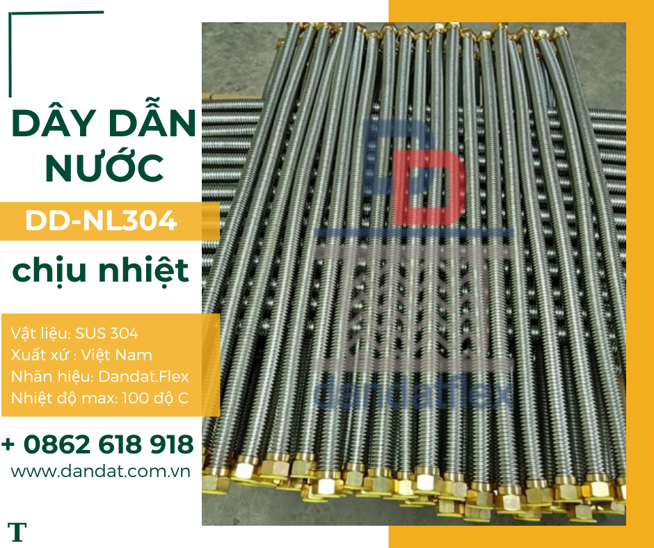Dây dẫn nước, dây dẫn nước inox 304, ống mềm cấp nước bình nóng lạnh