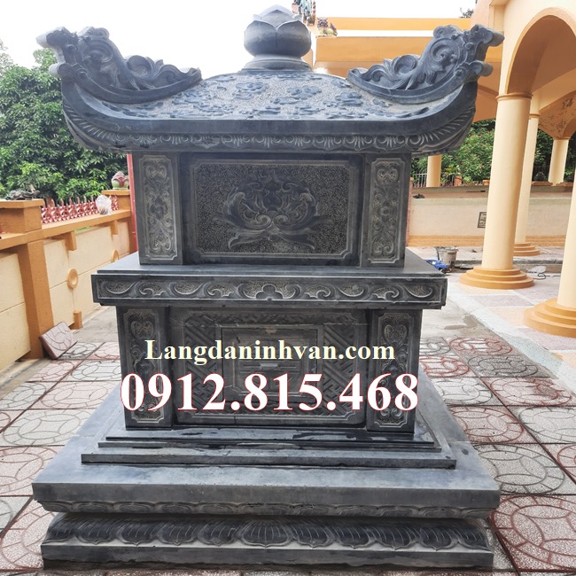 Hình ảnh xây mộ tháp đá để tro cốt tại Kiên Giang - Tháo đựng tro cốt